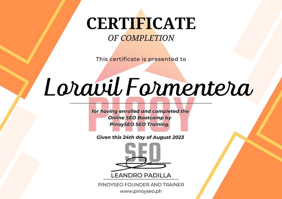 lors certificate pinoy seo